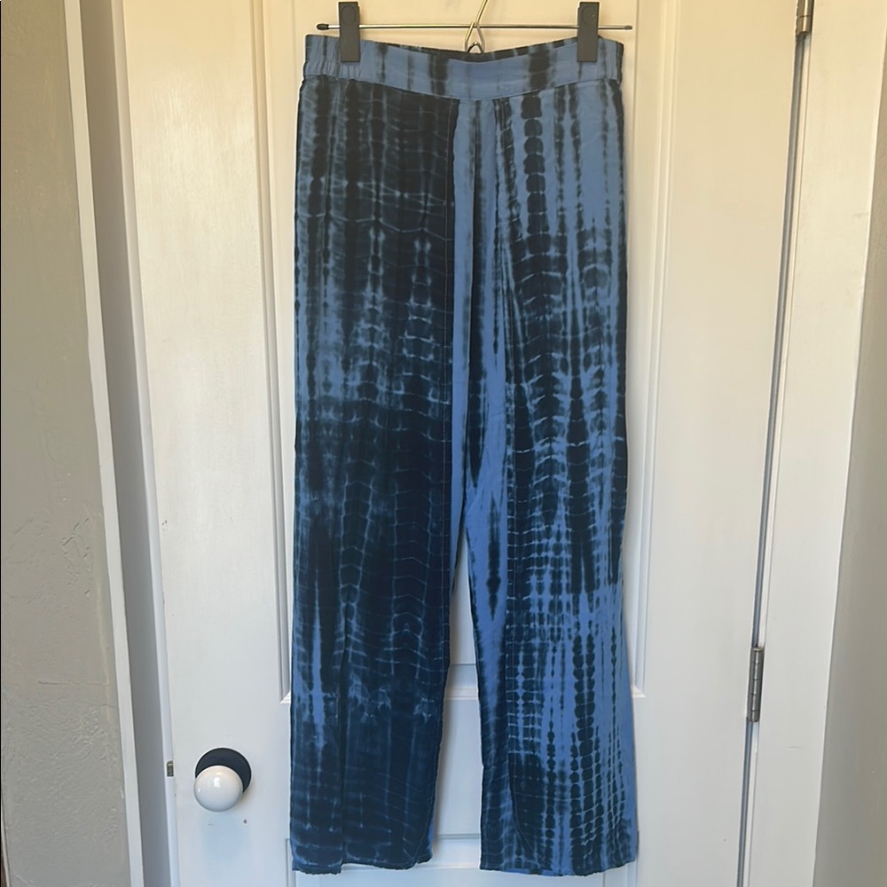Blue Tie-Dye Pants